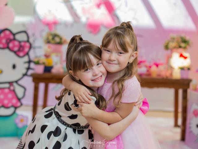 Festa infantil de 5º aniversário de Marina e Bianca