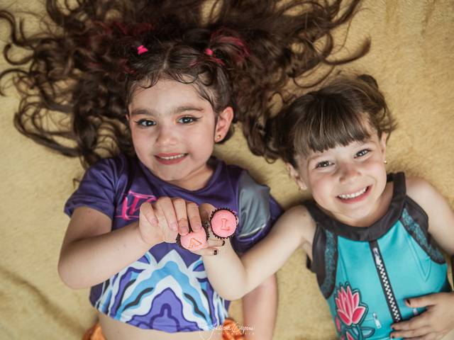 Festa infantil de 6 ° aniversário das amigas Alice e Laura