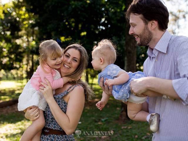 Ensaio familiar de Cecília e Maria Clara