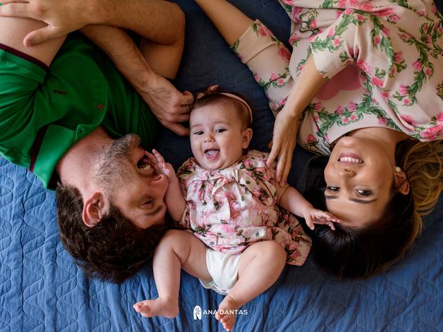 Ensaio familiar de Mariah | Seis meses