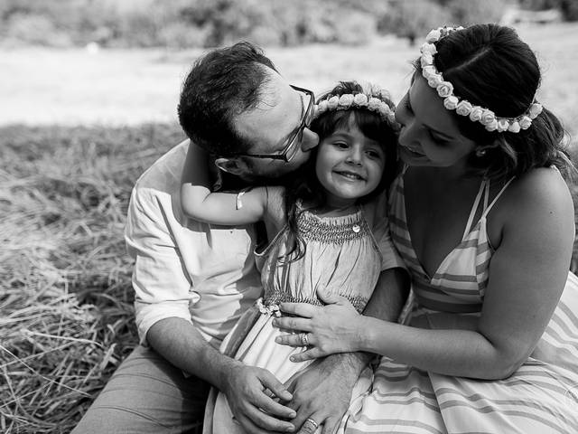 Ensaio familiar de Valentina faz 4!