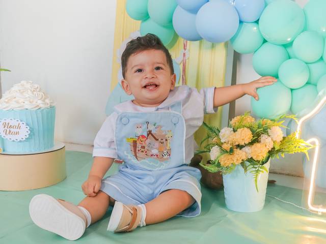 Ensaio infantil de Arca do Noah