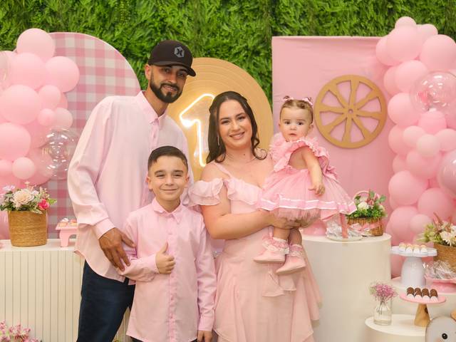Aniversário infantil de 1 ano Bianca 
