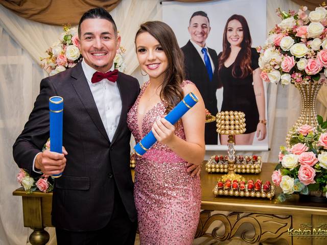 Formatura de Recepção Dyulia e Mayke