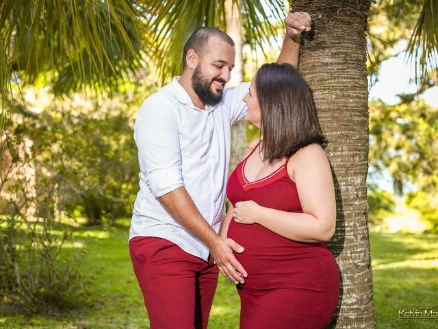 Gestante de Ensaio Luciene e Diego