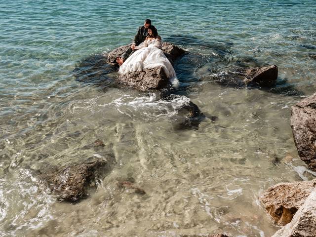 Trash the Dress de Trash the Dress no Portinho da Arrábida | Mafalda & Carlos