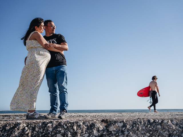 Grávidas de Sessão de Grávida na Praia, Figueira da Foz | Cátia 