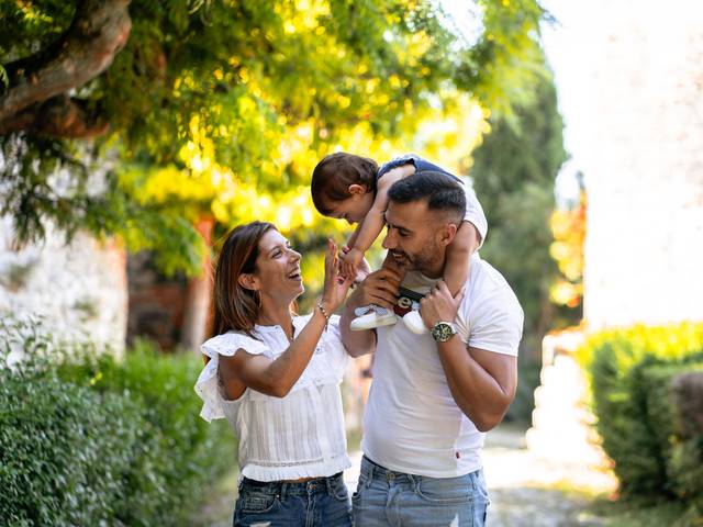 Família de Sessão de Família no Castelo de Montemor-o-Velho 