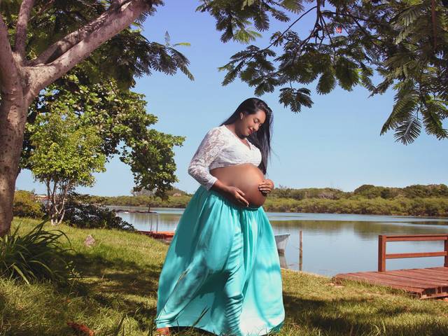 Ensaio Gestante de Evelyn