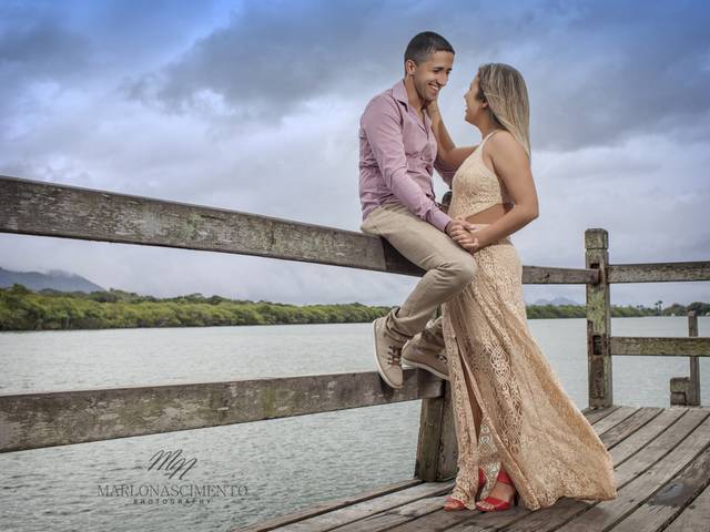 Ensaio Casal de Graciene e Johny