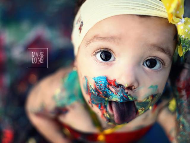 Ensaio Infantil de Smash The Cake - Rebecca