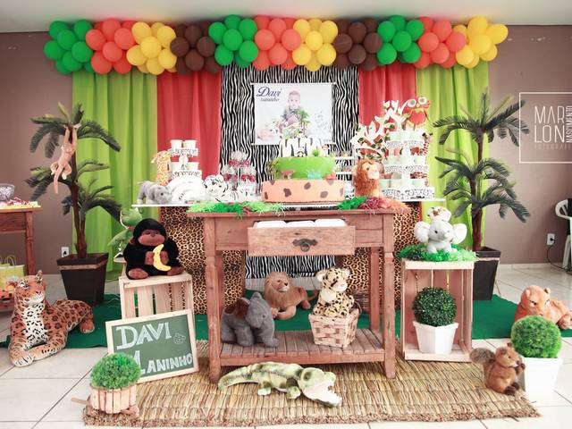 Aniversário Infantil de Davi 01 ano- Decoração