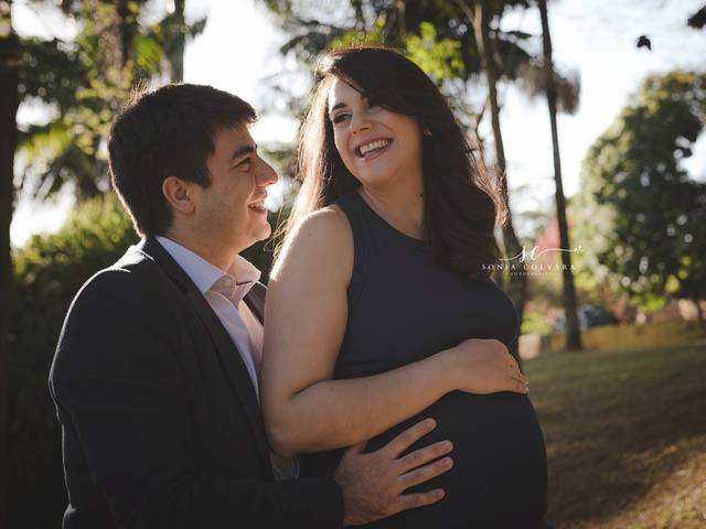 Ensaio Gestante de Gestante ao ar Livre