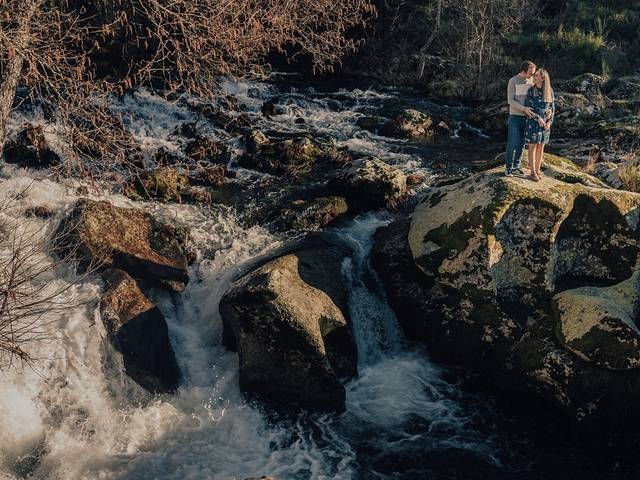 Sessão de Rosa + André