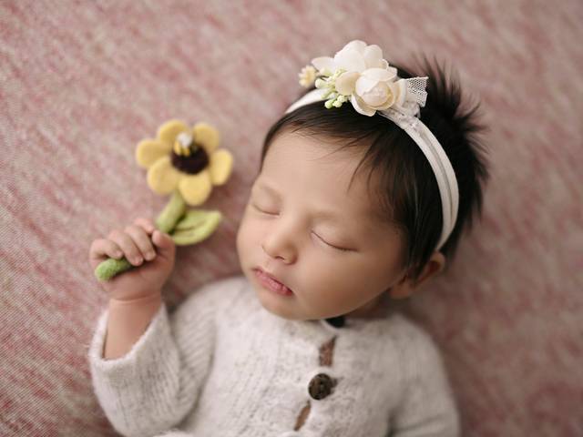 Newborn de Olívia aos 9 dias