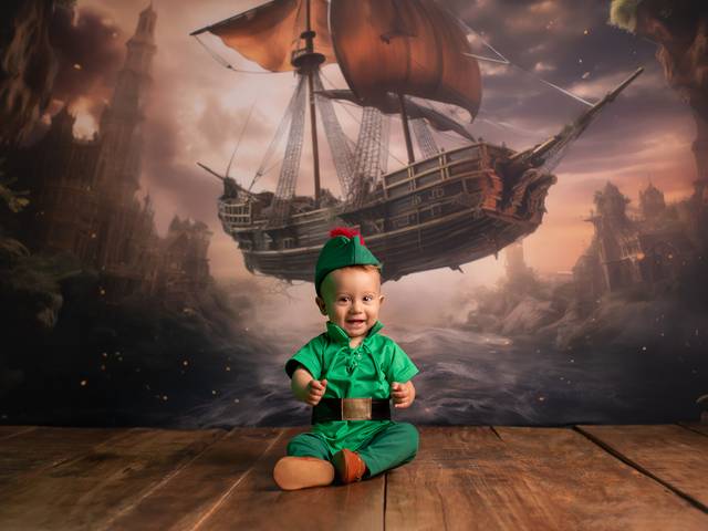 Bebê de 4 a 12 Meses de Peter Pan | João Guilherme 11 Meses