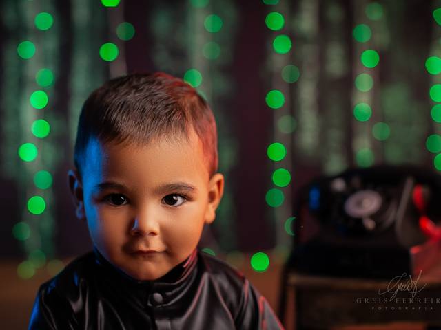 Ensaio de 1 Aninho de Ensaio de bebê do Matrix 