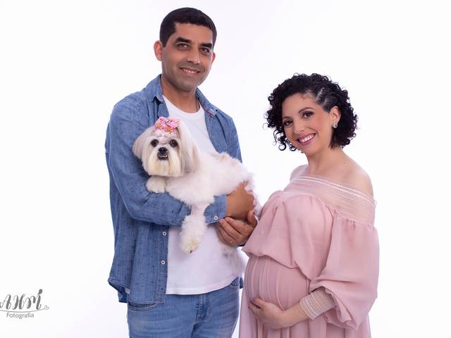 Gestante de Fabiana - Ensaio Gestante Estúdio