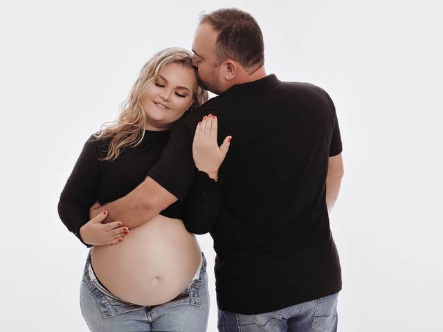 Gestante de Andressa - Ensaio Gestante Estúdio