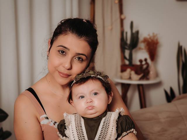 Dia das Mães de Lara Beatriz 8º Mês