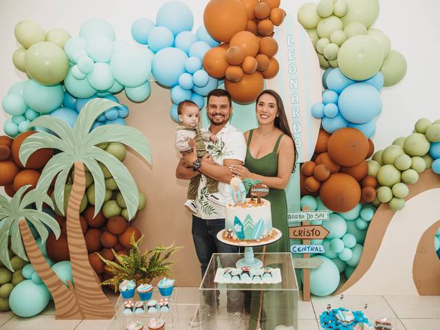 Aniversário Infantil de Leonardo - Festa 1 Ano