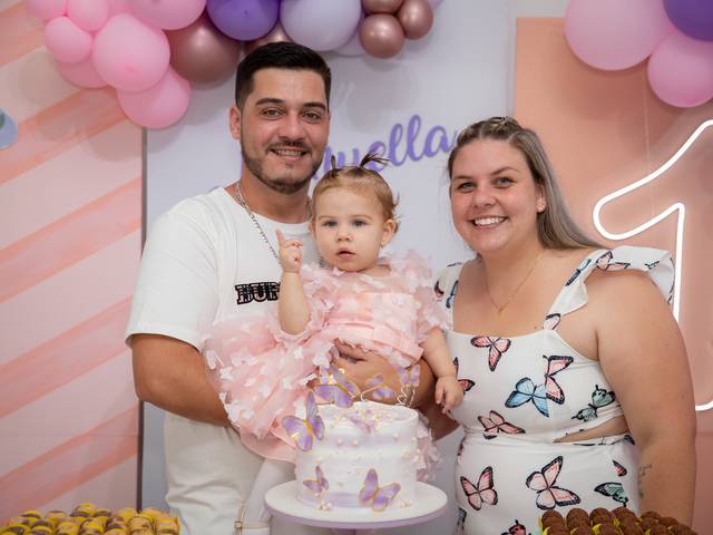Aniversário Infantil de Manuella - Festa 1 Aninho