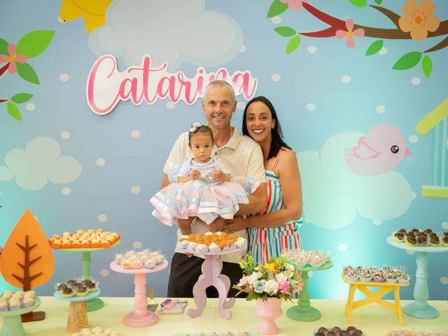 Aniversário Infantil de Catarina - Festa 1 Ano