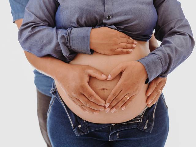 Gestante de Quezia - Ensaio Gestante Estúdio