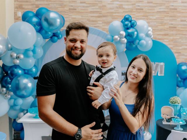 Aniversário Infantil de Davi - Aniversário 1 Ano