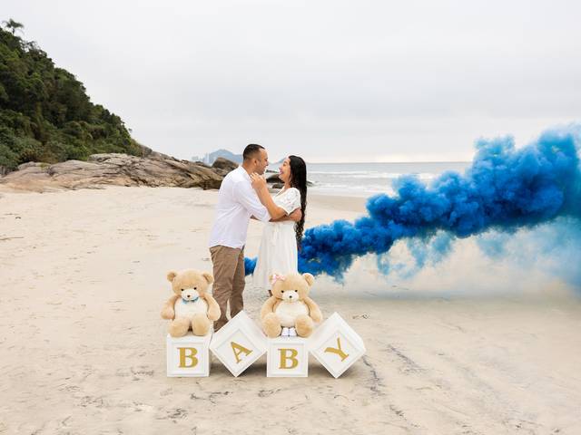 Revelação de sexo do Bebê  de Isabela & Leonardo = Heitor