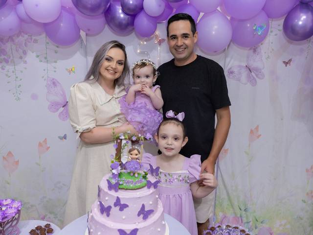 Aniversário Infantil de Aniversário Heloá 1 Ano