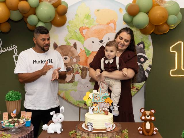 Aniversário Infantil de Luiz Paulo 1 Ano