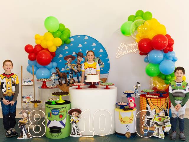 Aniversário Infantil de Manuela 10 - Miguel 8 -  Martin 6