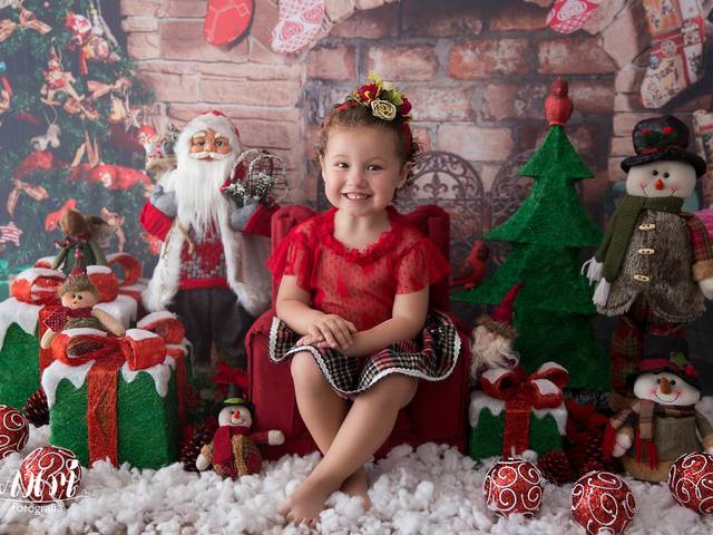 Ensaio Aleatório de Alice 2 Anos - Ensaio de natal