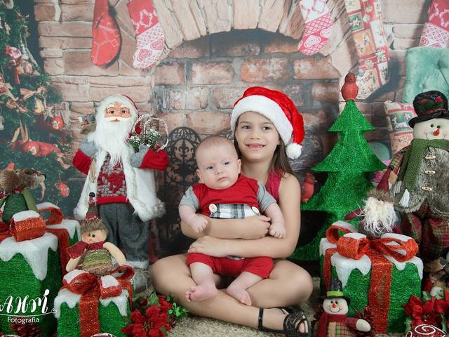 Ensaio Aleatório de Leonardo e Ana Luiza - Ensaio de Natal