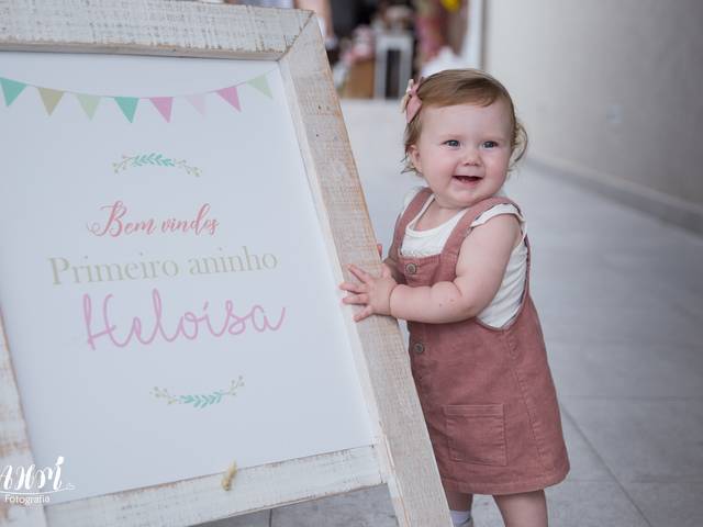 Aniversário Infantil de Heloísa - Festa 1 Ano