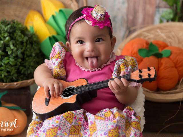 Acompanhamento Mensal de Maria Valentina 6º Mês