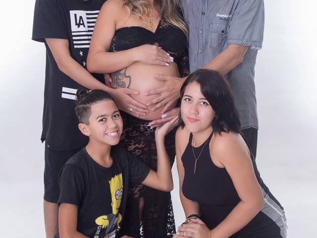 Gestante de Josiane - Ensaio Estúdio