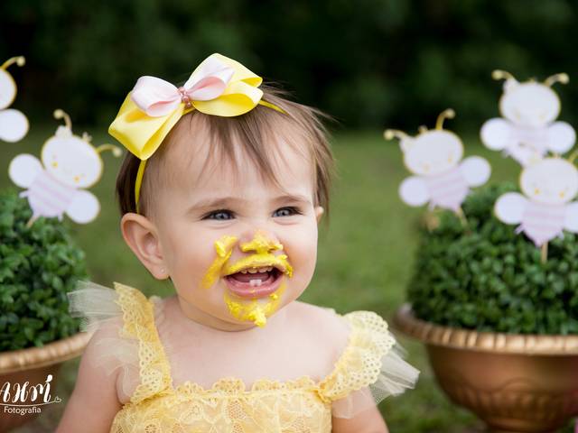 Acompanhamento Mensal de Louise - 12º Mês - Smash The Cake