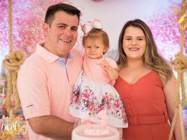 Aniversário Infantil de Helena - Festa 1 Ano