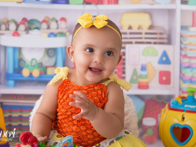 Acompanhamento Mensal de Chloe Sofia 6º Mês