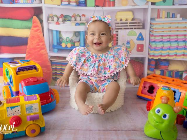 Acompanhamento Mensal de Anna Cecília - 7º Mês