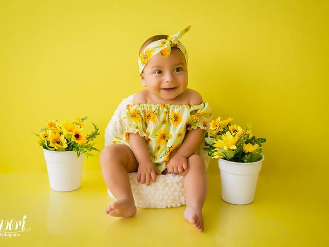 Acompanhamento Mensal de Anna Cecília 8º Mês