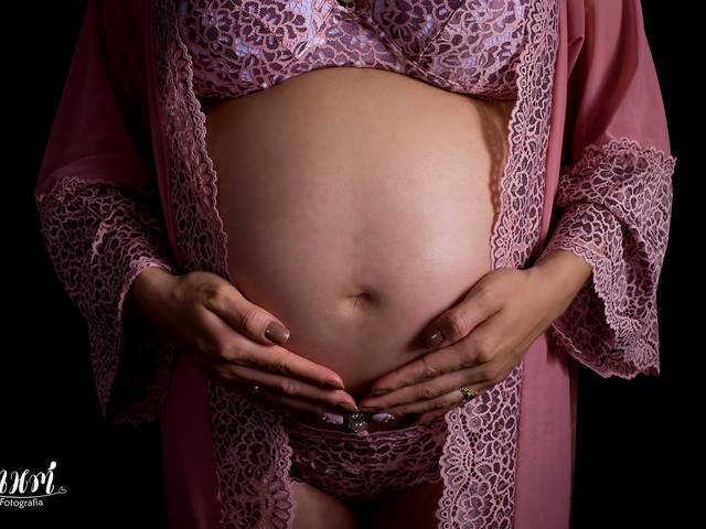 Gestante de Thaize - Ensaio Gestante Estúdio