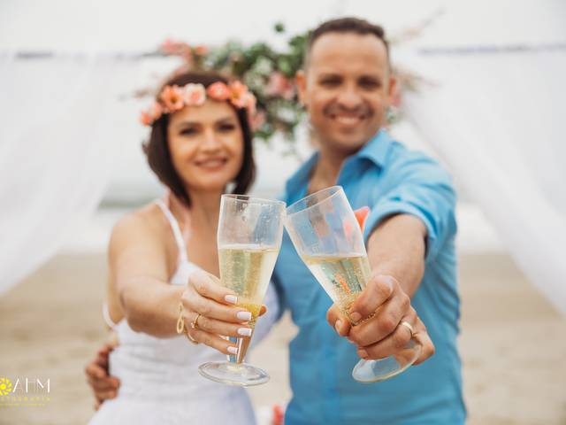 Casamento de Neide & Carlos - Casamento na Praia