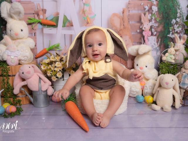 Páscoa 2022 de Gabriel 6º Mês