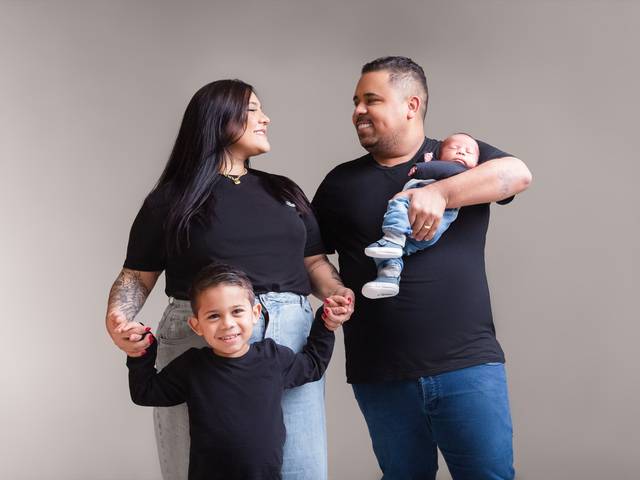 Infantil e Família de Ensaio de Família