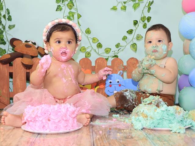 smash the cake de Benicio e Ester