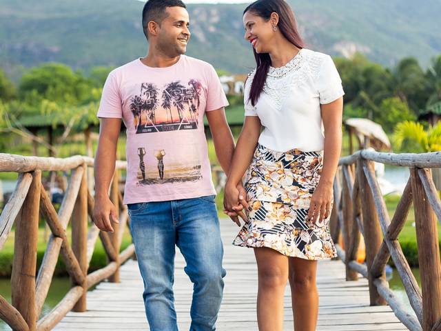 Pré Casamento  de Ensaio pré casamento Pollyana + Tiago