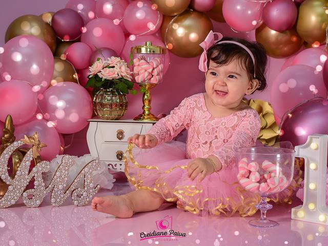 Ensaios de Smash The Cake Luxo da Isis 